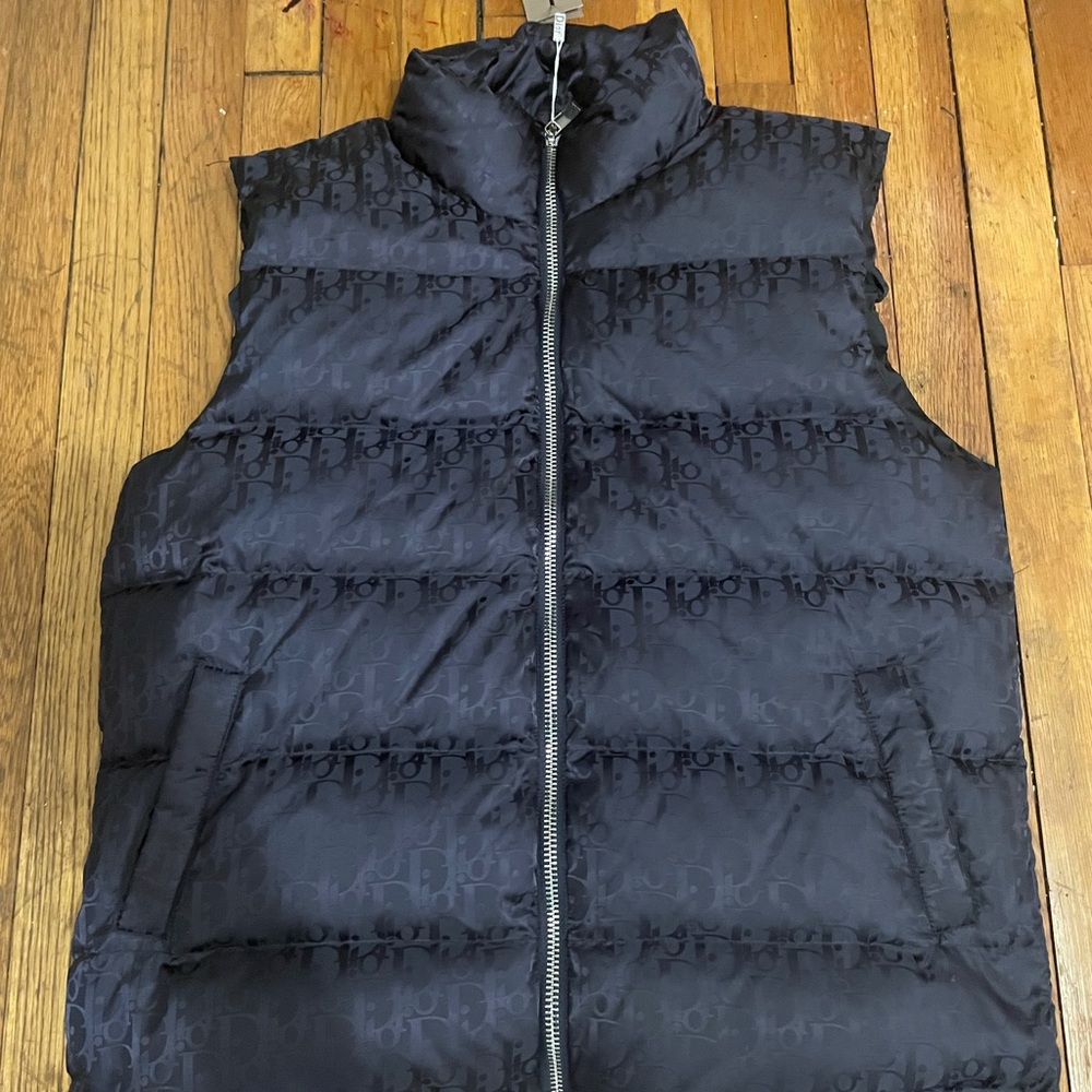 Dior Puffer Vest Black